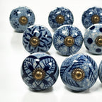 Set Of 12 Mediterranean Door Knobs