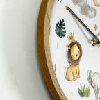 Safari Nursery Wall Clock