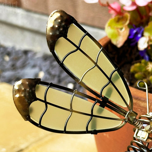 Im Dunkeln leuchtender Libellen-Topfaufhänger