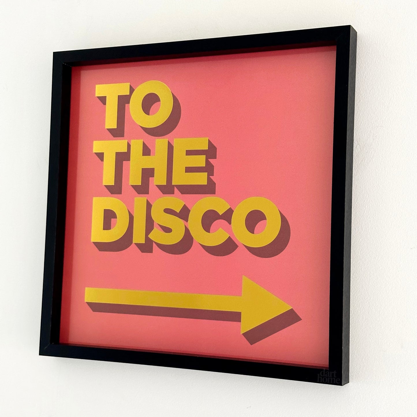 Pink To The Disco Framed Wall Art