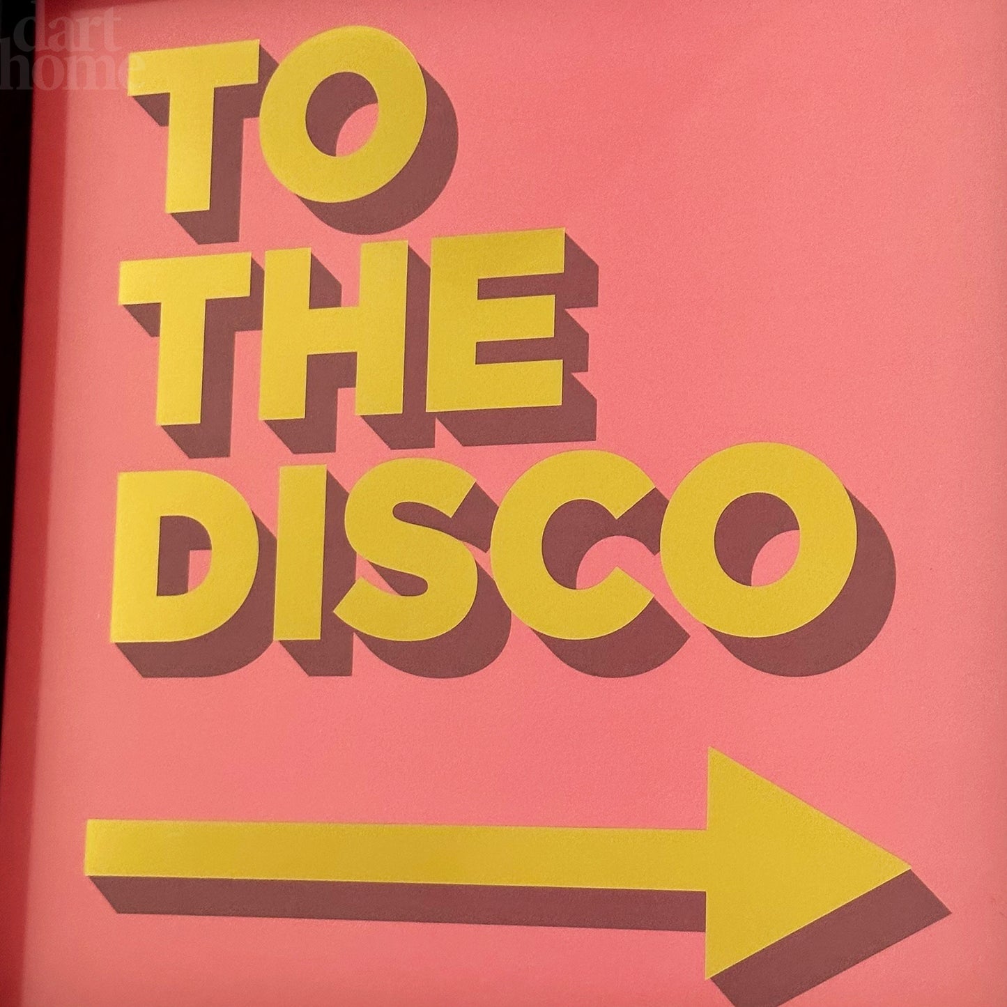 Pink To The Disco Framed Wall Art