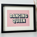 Retro Dancing Queen Framed Wall Art