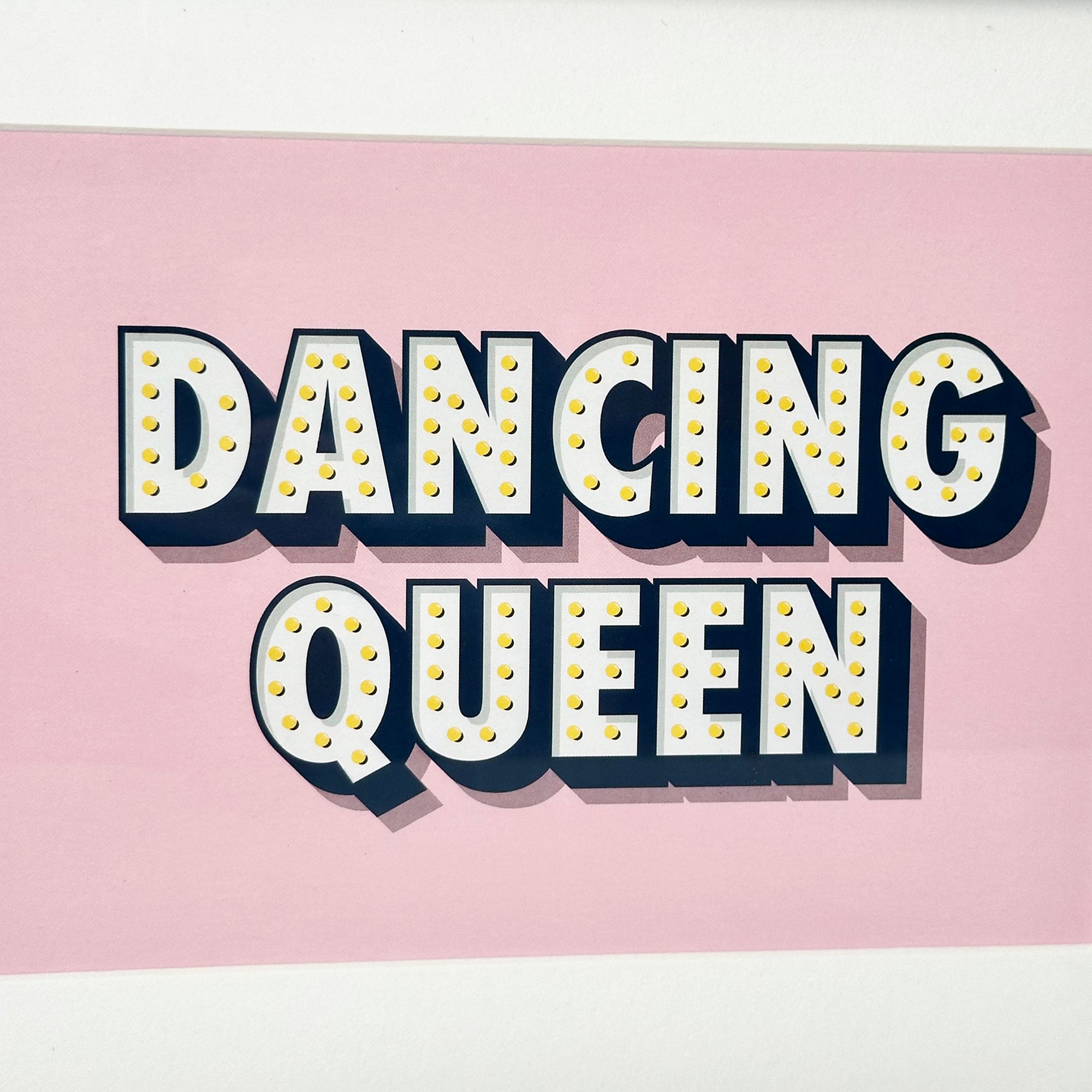Retro Dancing Queen Framed Wall Art