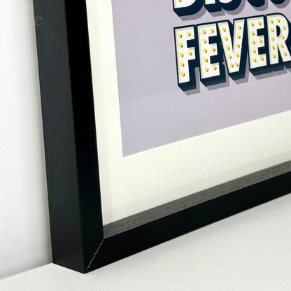 Retro Disco Fever Framed Wall Art