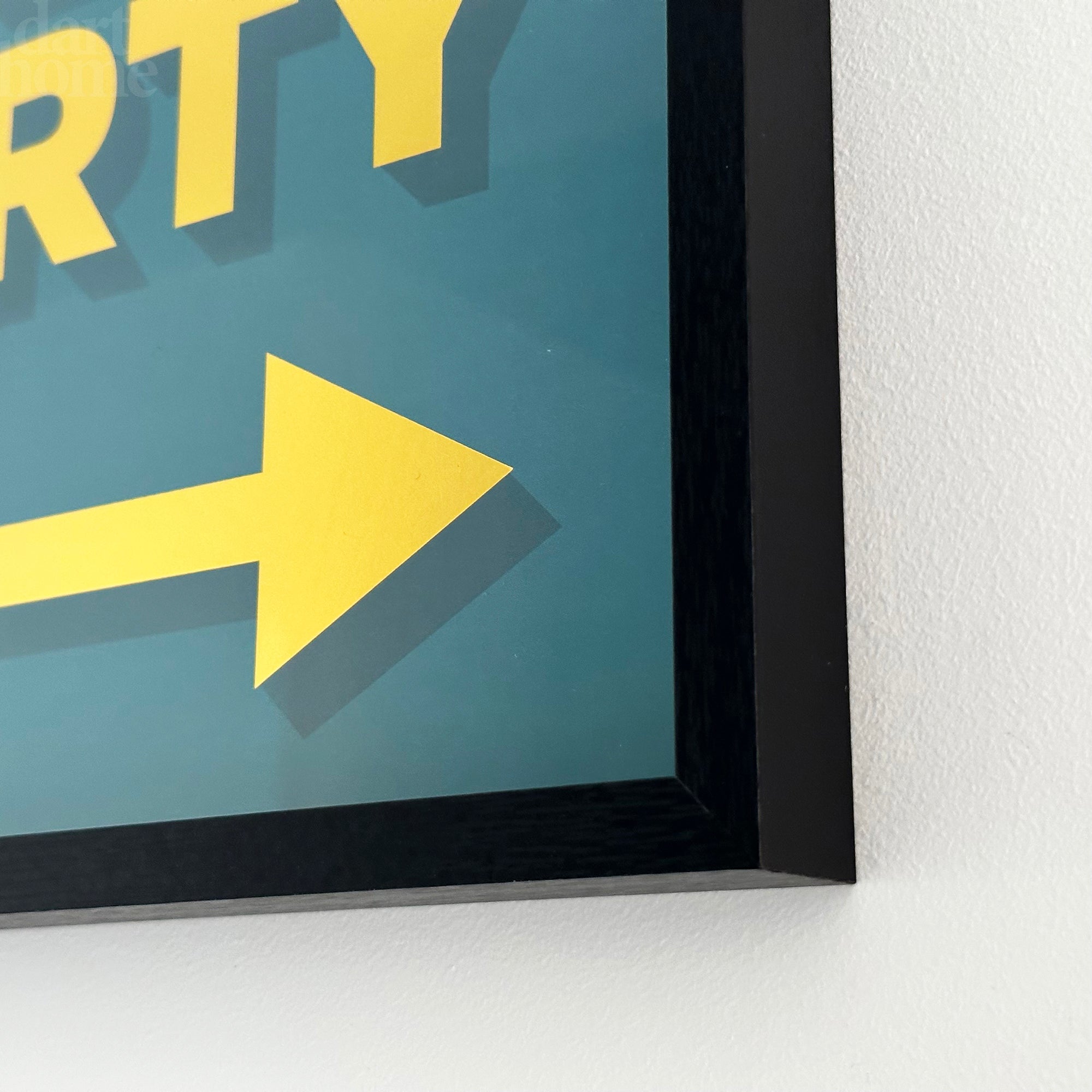 Green To The Party Framed Wall Art