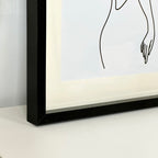 Silhouette Lady Framed Wall Art B