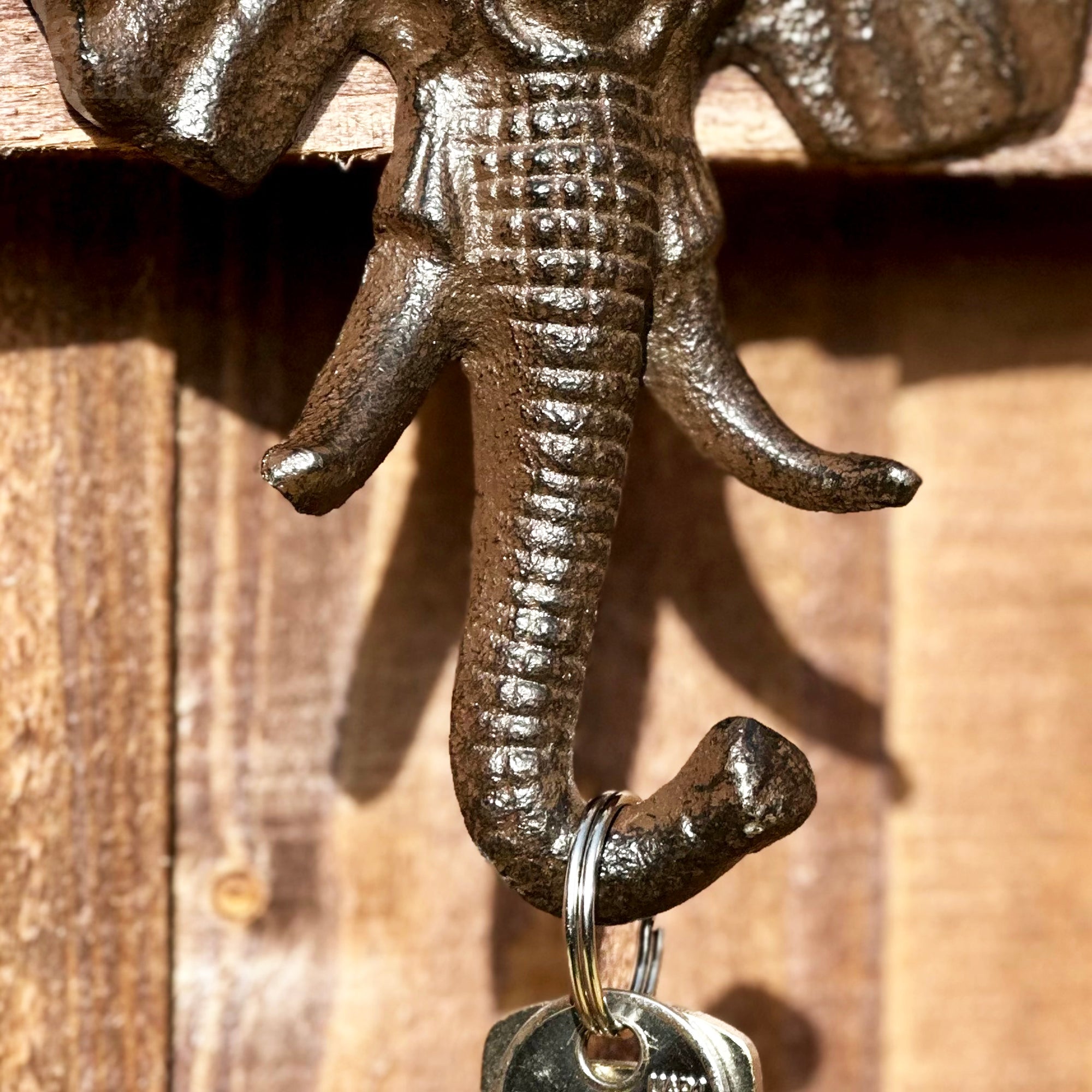 Cast Iron Elephant Single Hook