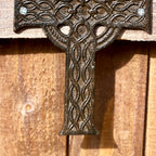 Hanging Iron Cross Plaque