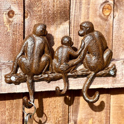 Cast Iron Monkey Tail Hooks