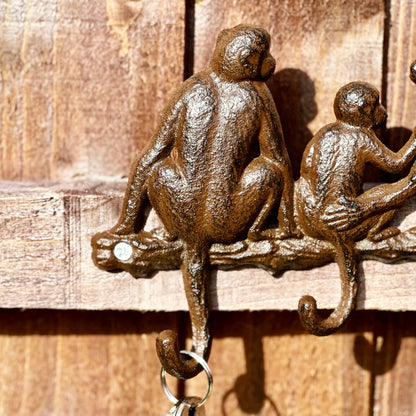 Cast Iron Monkey Tail Hooks