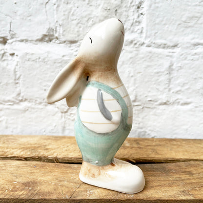 Ceramic Gazing Hare Figurine 15cm