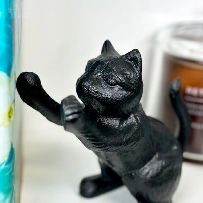 Cast Iron Cat Bookend Pair