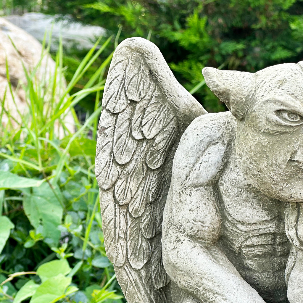 Stone Flying Gargoyle Sculpture