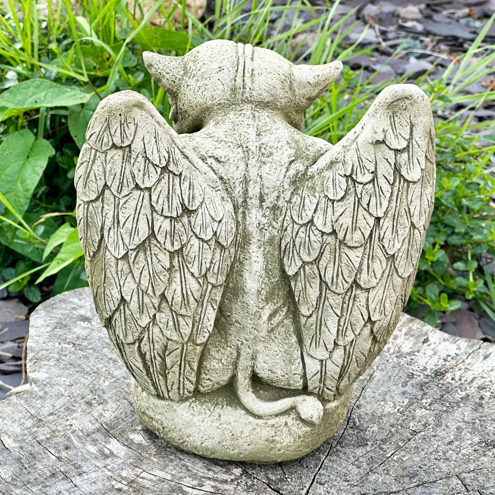 Stone Flying Gargoyle Sculpture