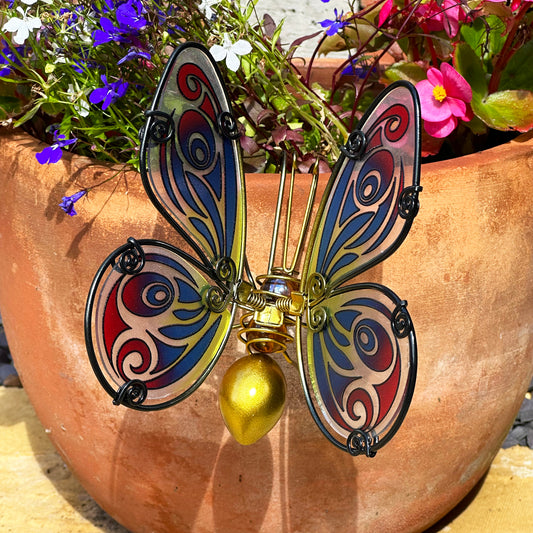 Gold Butterfly Pot Hanger