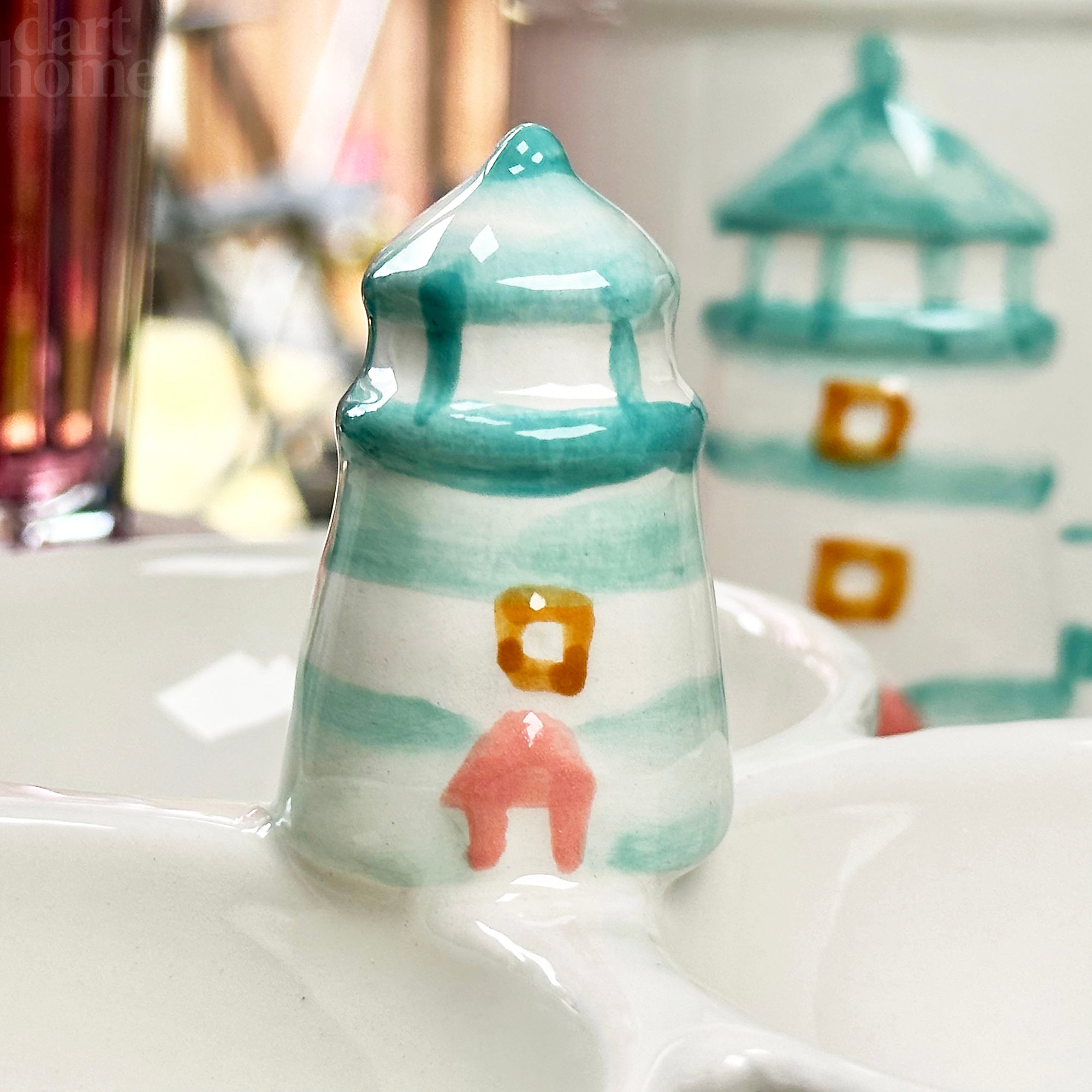 3 Section Lighthouse Dip Dish