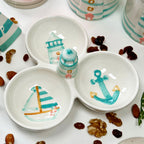 3 Section Lighthouse Dip Dish