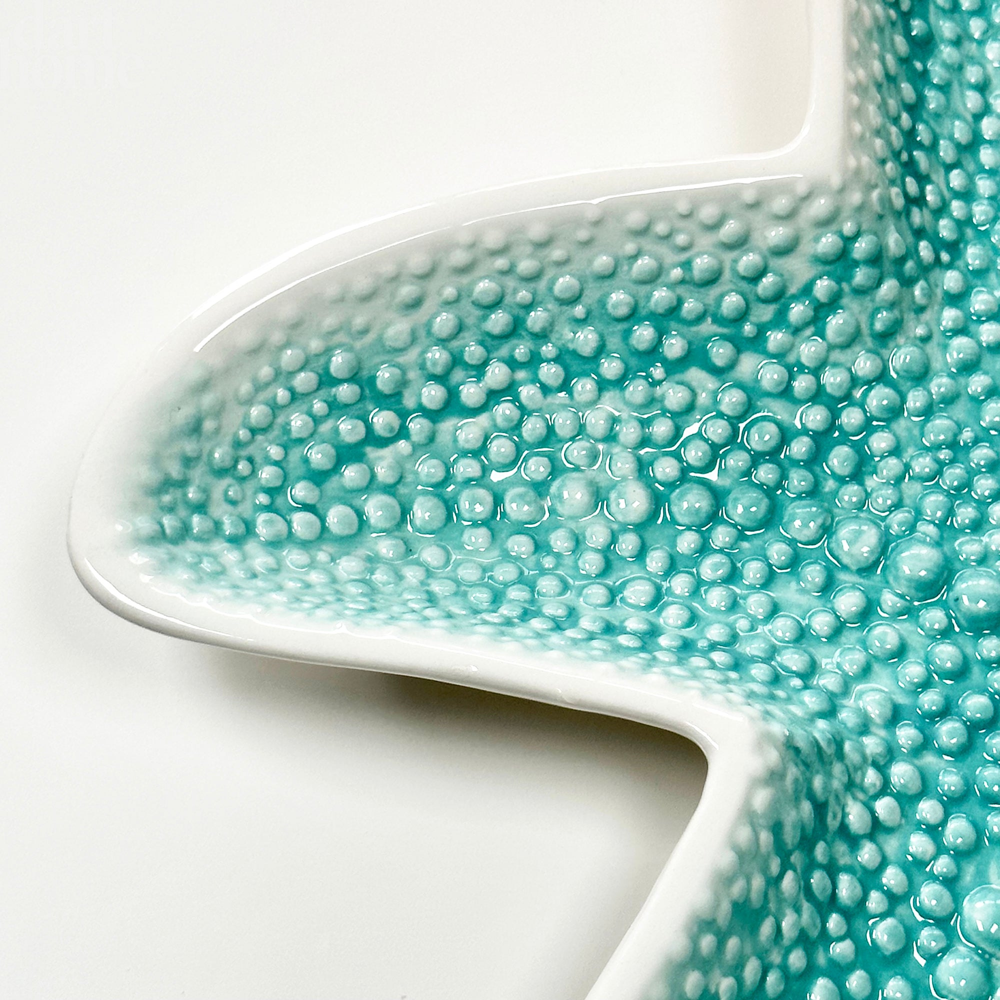 Large Teal Starfish Dish