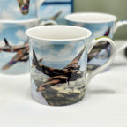 Set Of 4 Classic War Plane Mugs