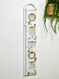 Safari Animal Photo Frame Height Chart