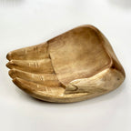 Molten Bowl Single Hand Of Hope Teak Wood Stand