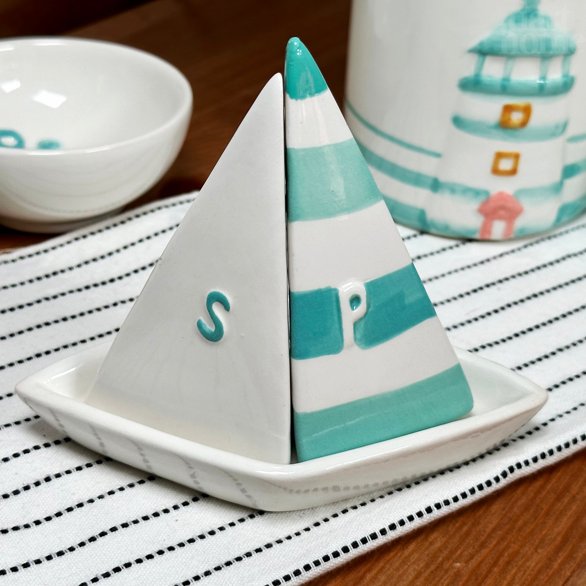 Sail Boat Salt And Pepper Set