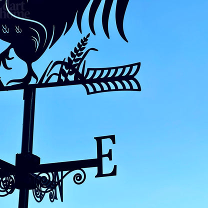 Cockerel Silhouette Weathervane