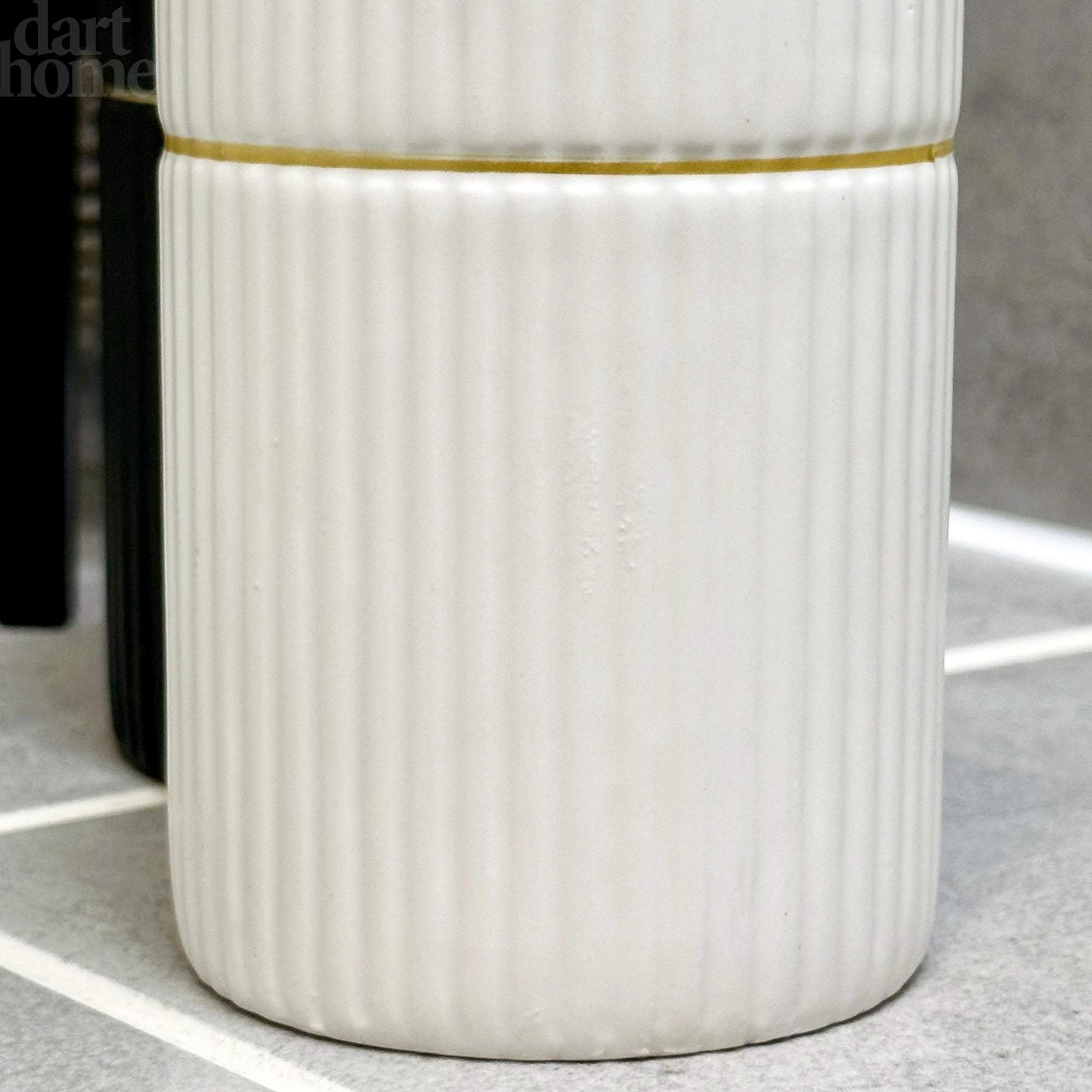 Set Of 2 Black And White Soap Dispensers 400ml