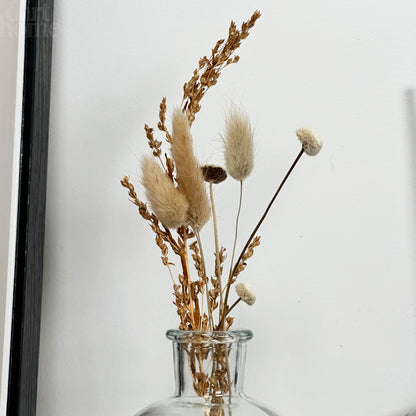 Rustic Dried Flowers Bottle