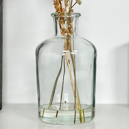 Rustic Dried Flowers Bottle