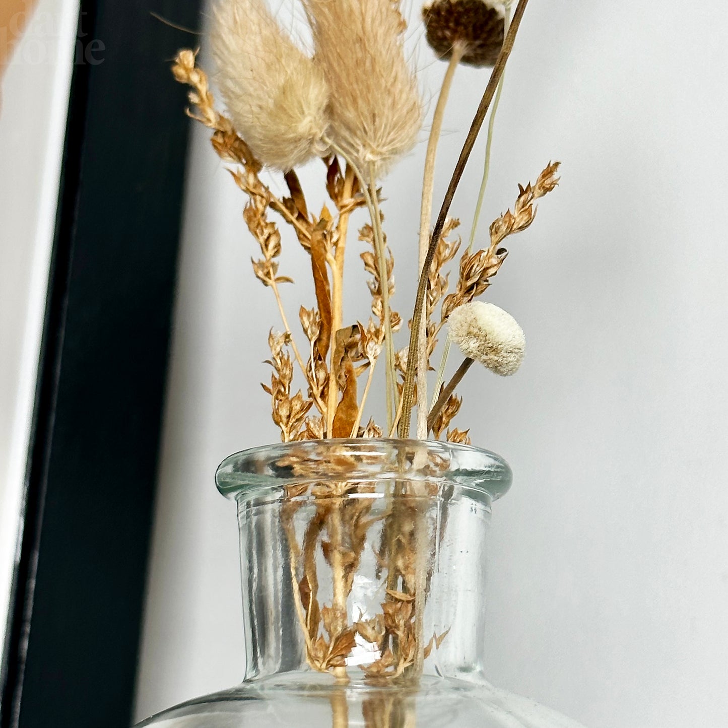 Rustic Dried Flowers Bottle