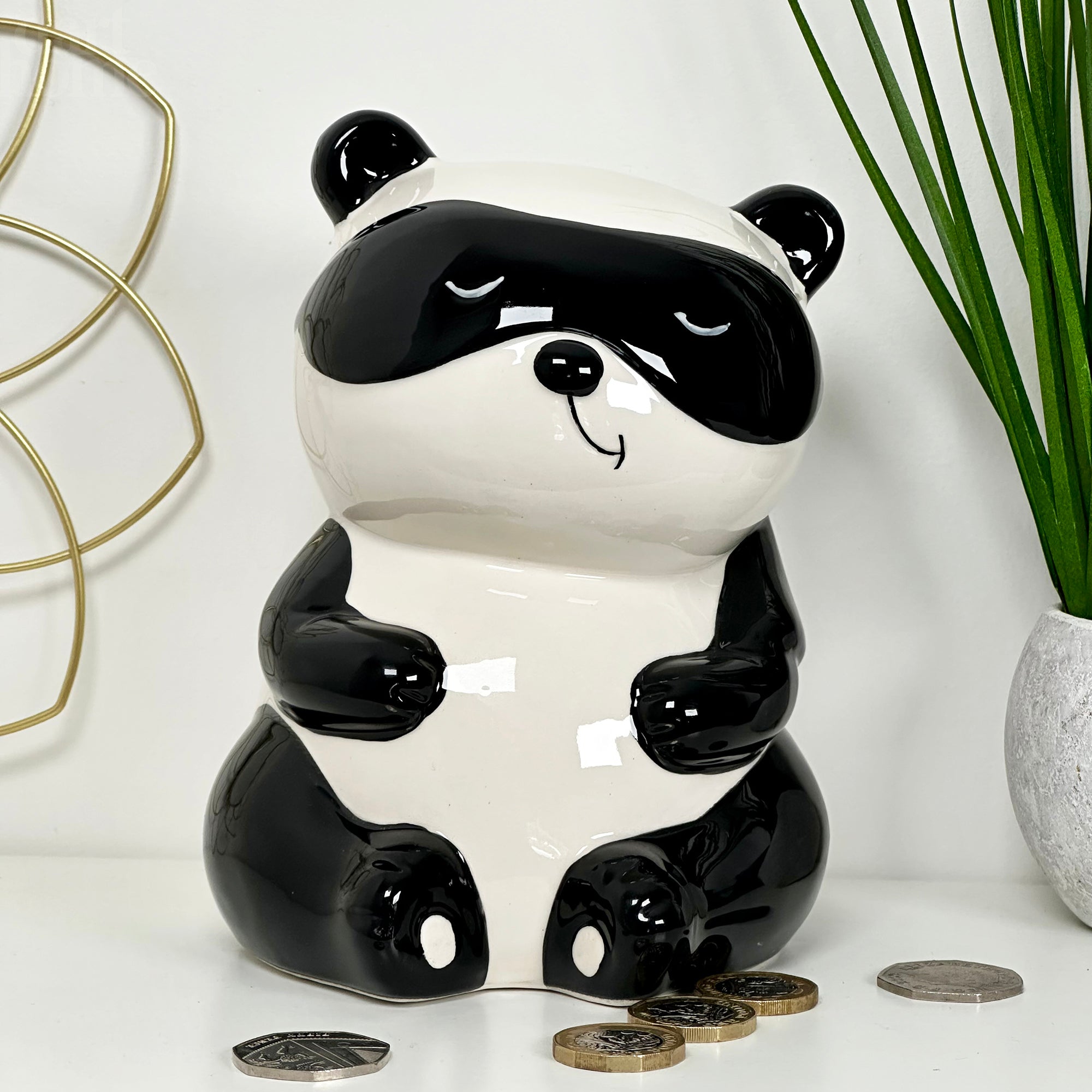 Darthome Ninja Panda Money Bank 12x15x12cm – Darthome Limited