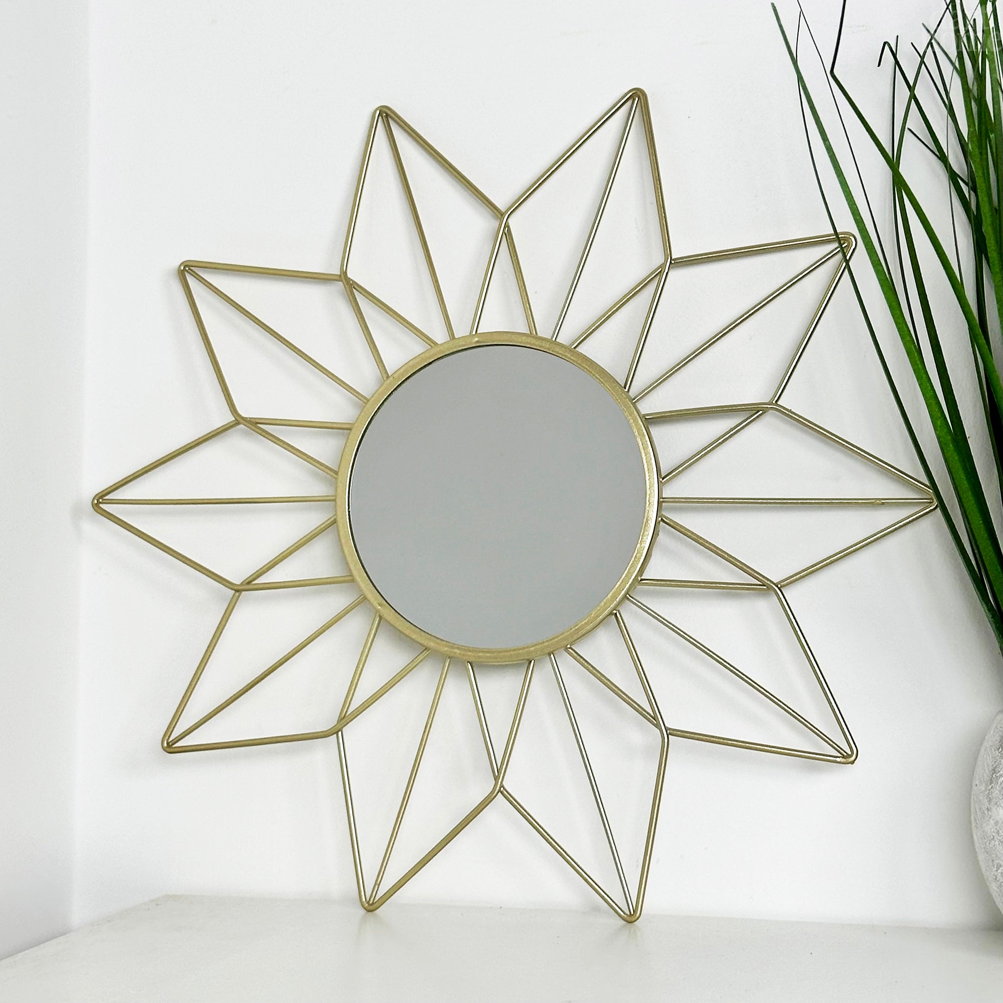 Gold Star Wall Mirror