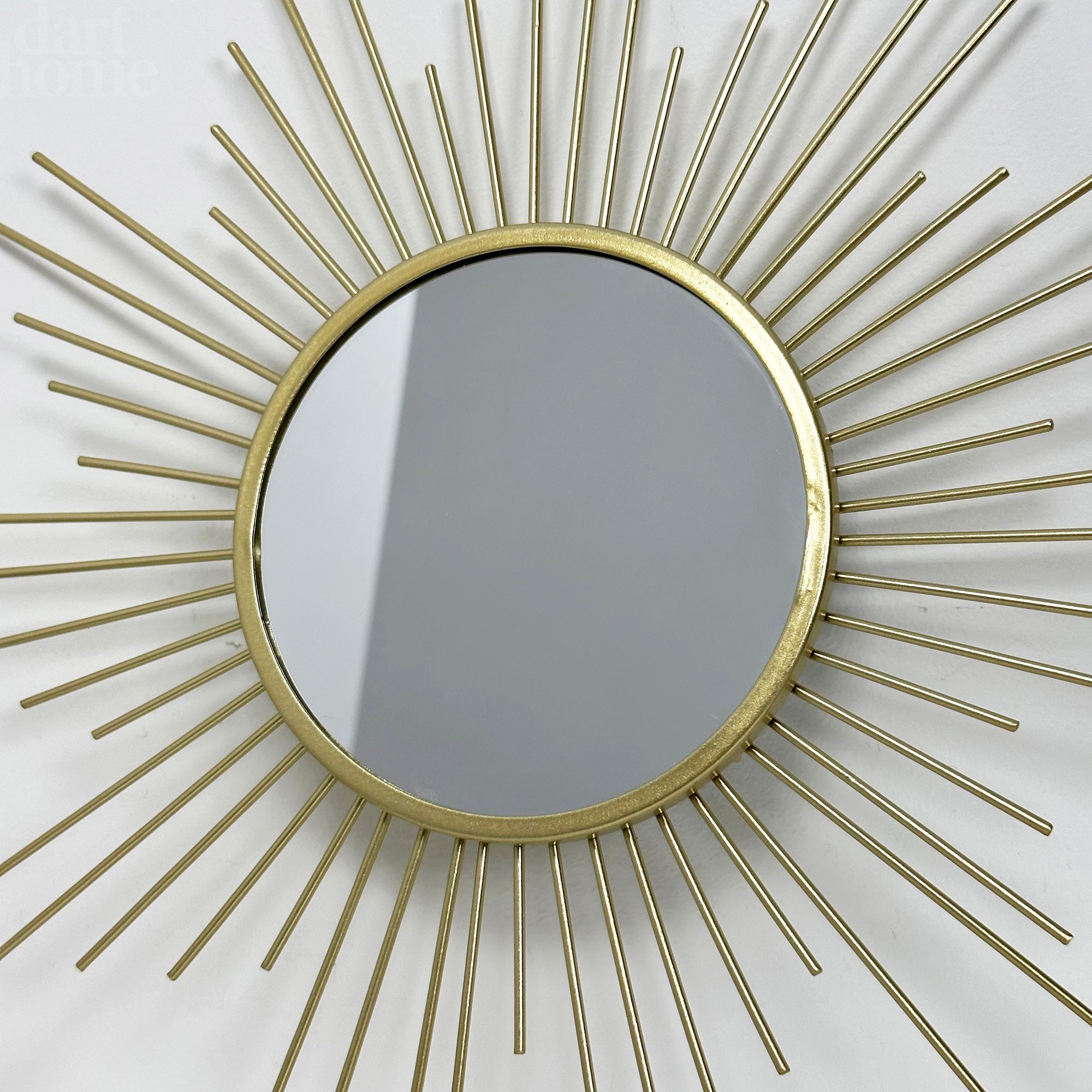 Gold Sunburst Wall Mirror 25x25cm