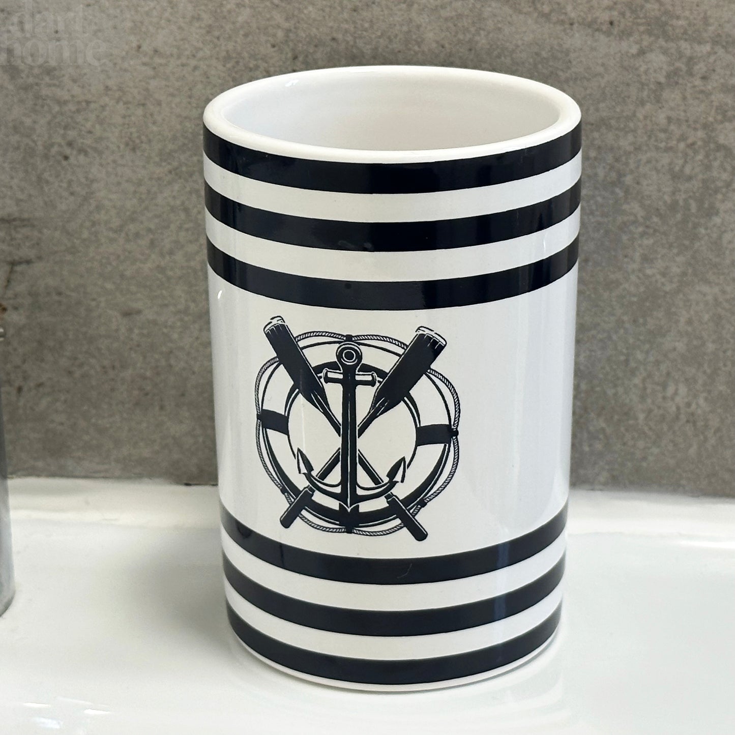 4pc Nautical Bathroom Accessory Set