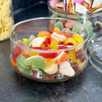 Glass 3 Tier Sweets Jar With Lid