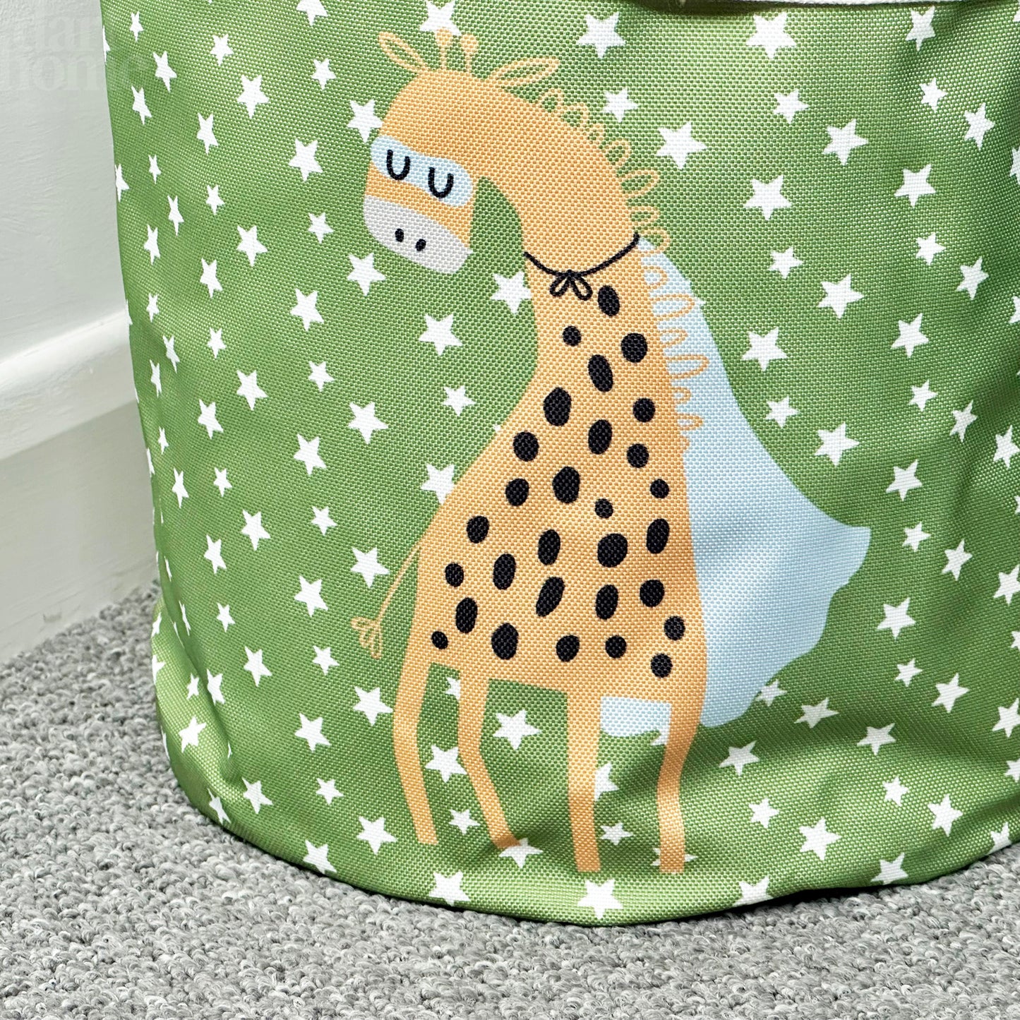 Giraffe Super Hero Laundry Basket