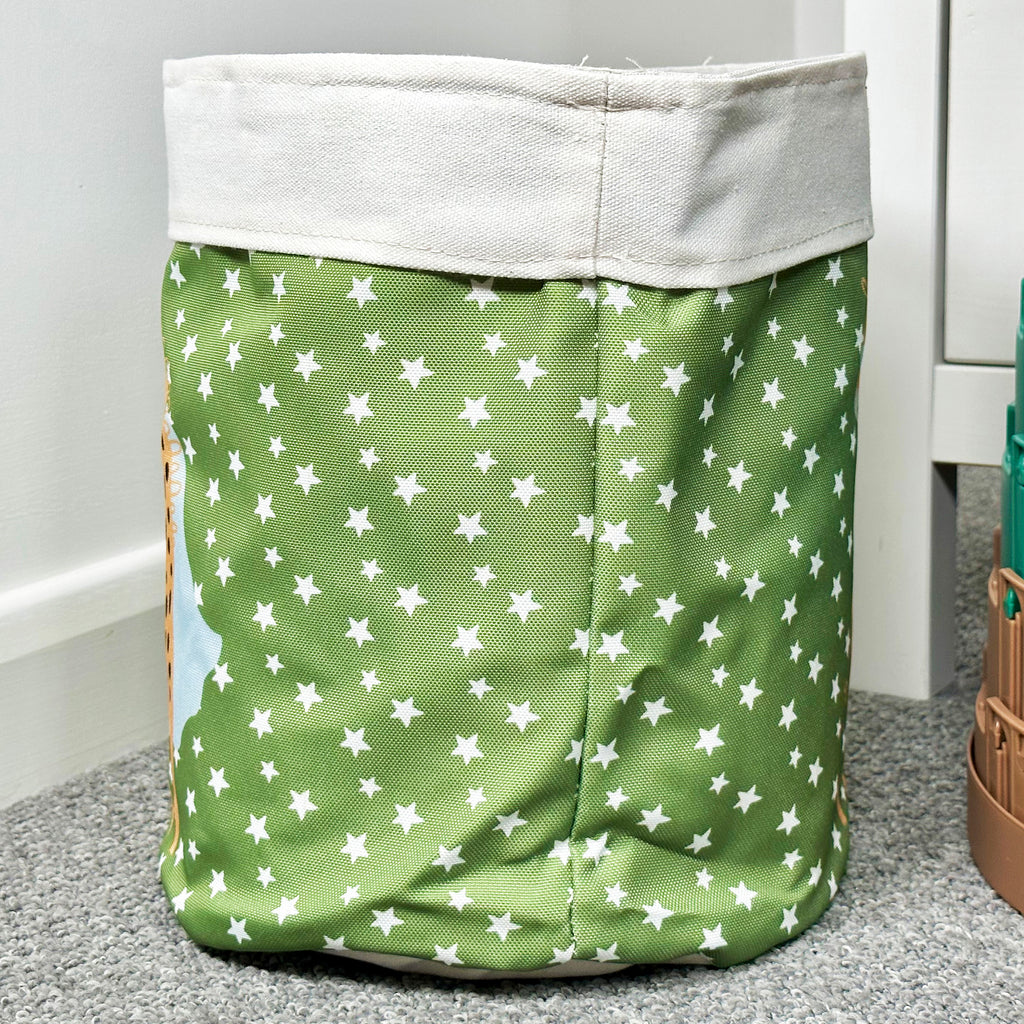 Giraffe Super Hero Laundry Basket