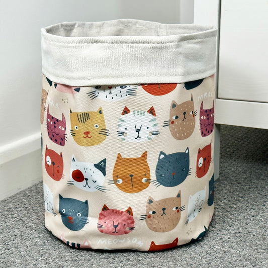 Kitty Cats Laundry Basket