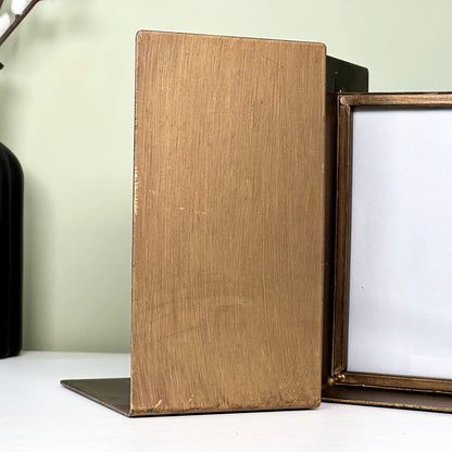 Antique Gold Photo Frame Bookends