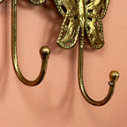 Set Of 4 Gold Butterfly Hooks