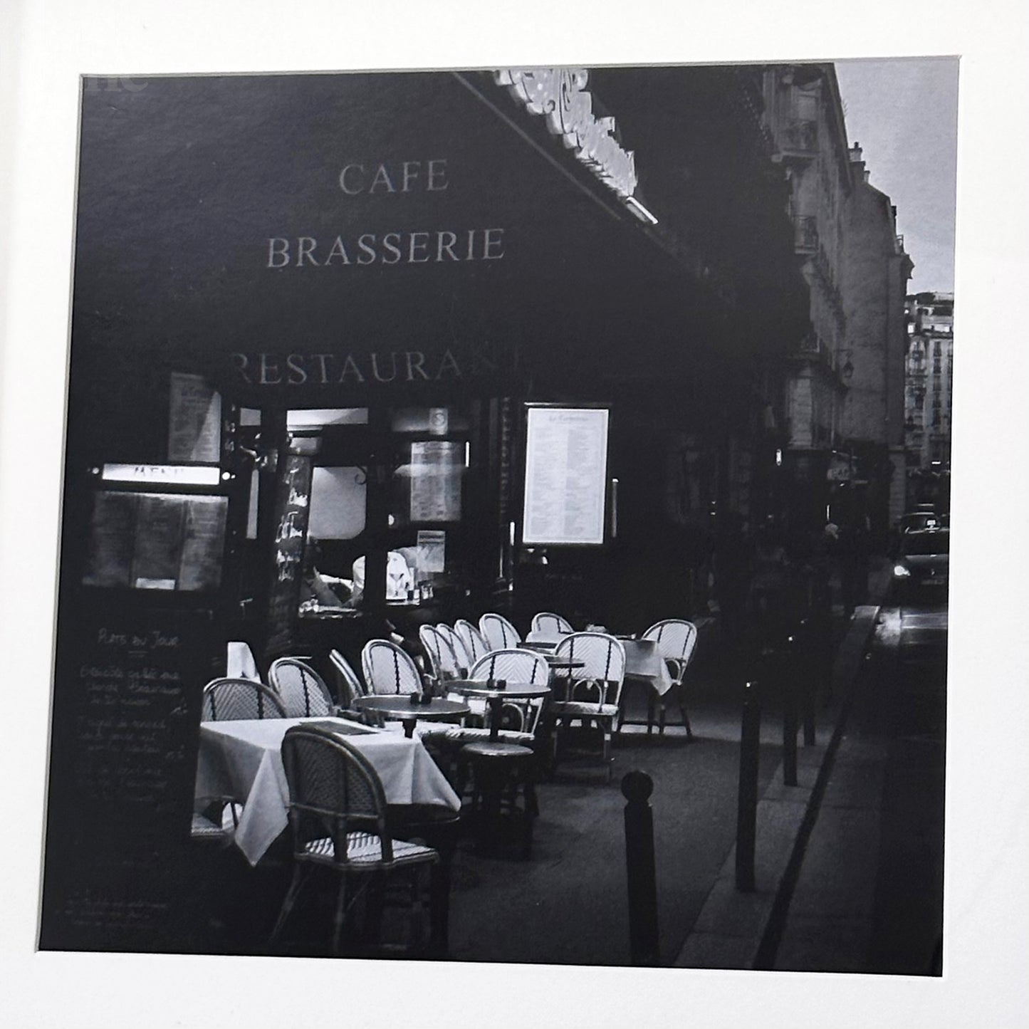 Paris Cafe Brasserie Framed Print