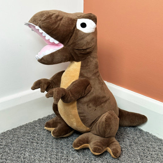 Wüstenbrauner Dinosaurier-Türstopper für das Kinderzimmer
