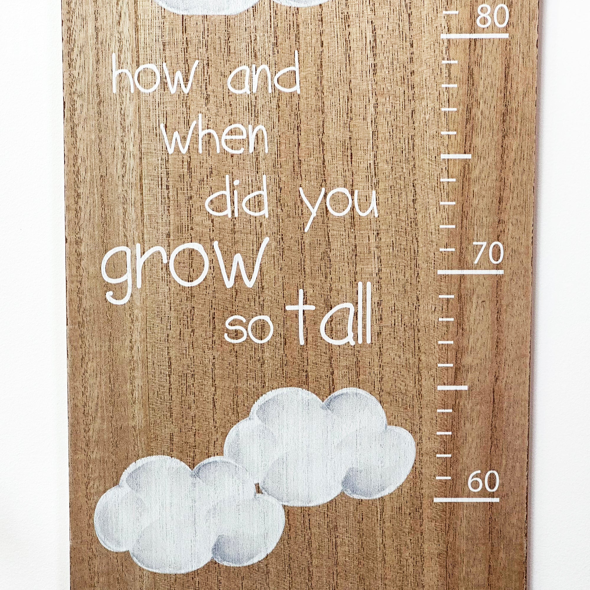 Rainbow Height Chart