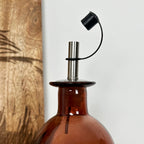 Amber Glass Oil Dispenser Bottle