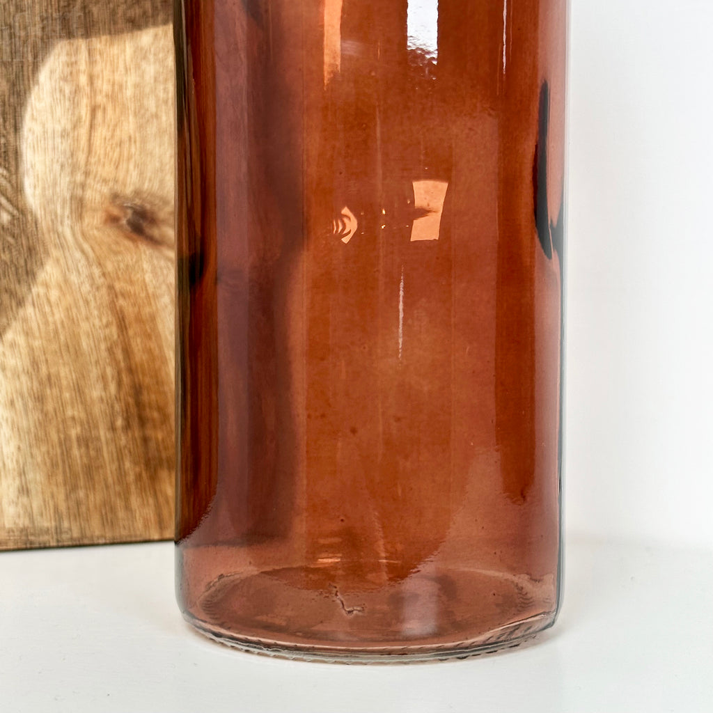 Amber Glass Oil Dispenser Bottle