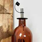 Amber Glass Oil Dispenser Bottle