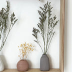Gerahmte rustikale Trockenblumenvasen