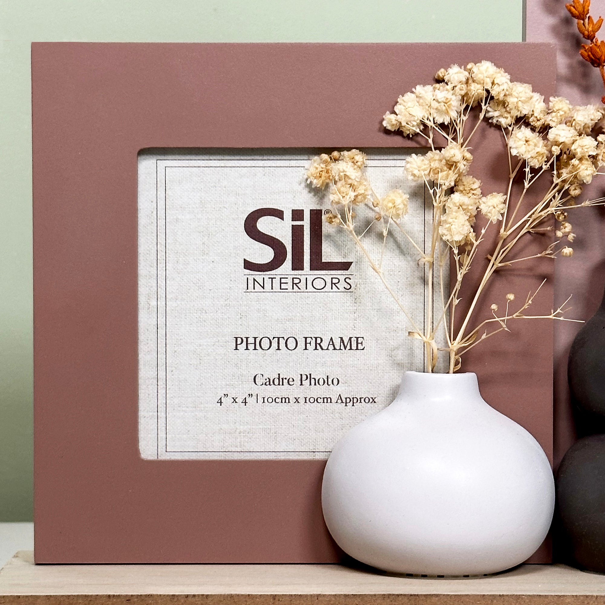 Blush Dried Flowers Multi Photo Frame