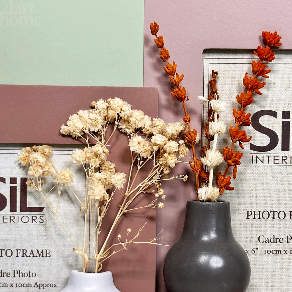 Blush Dried Flowers Multi Photo Frame